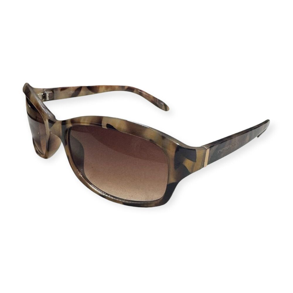 Jones New York Oversized Sunglasses Tortoise Shell Brown‎ Frames Brown Lenses